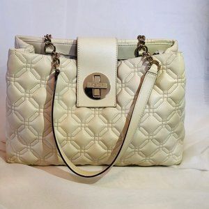 Kate Spade Ivory Quilted Bag